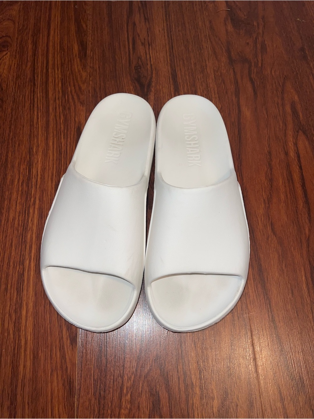 Gymshark White Slide Sandals - Picture 2 of 3